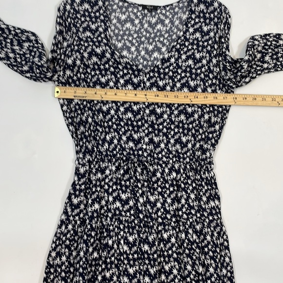Rails Black and White Star Print Long Sleeve Dress - Picture 6 of 13